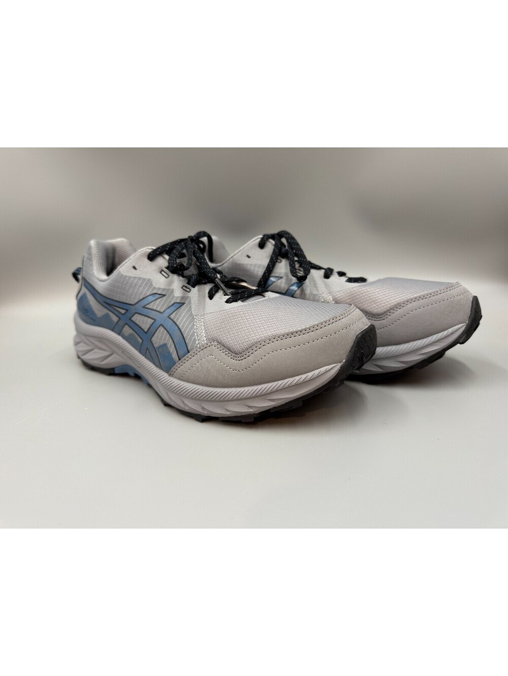Men’s ASICS GEL-Venture 10 Trail Running Shoe, Gravel Winter Sea, Size 12